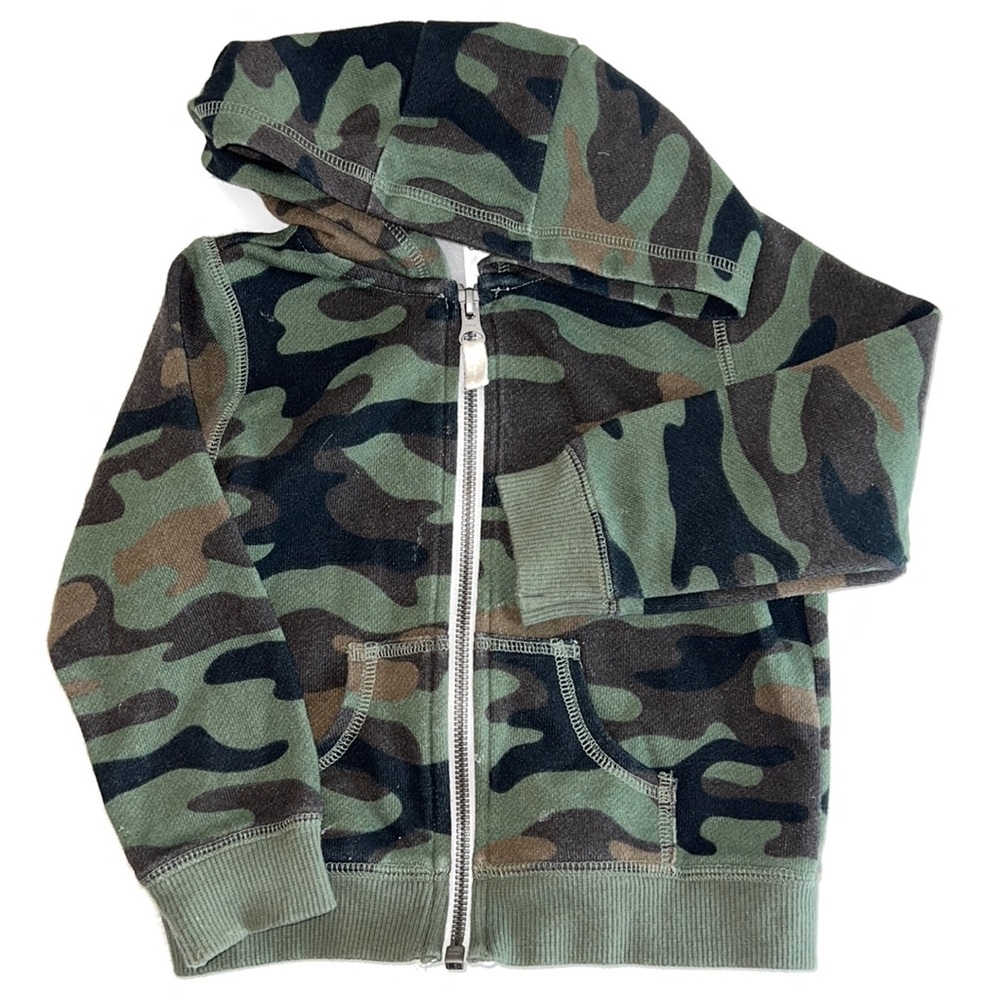 Carters Zip Up Sweatshirt {Camo} 24m